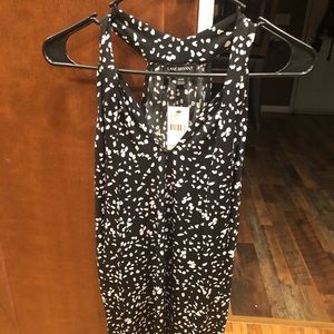 Lane Bryant Sleeveless Polka Dot Shirt